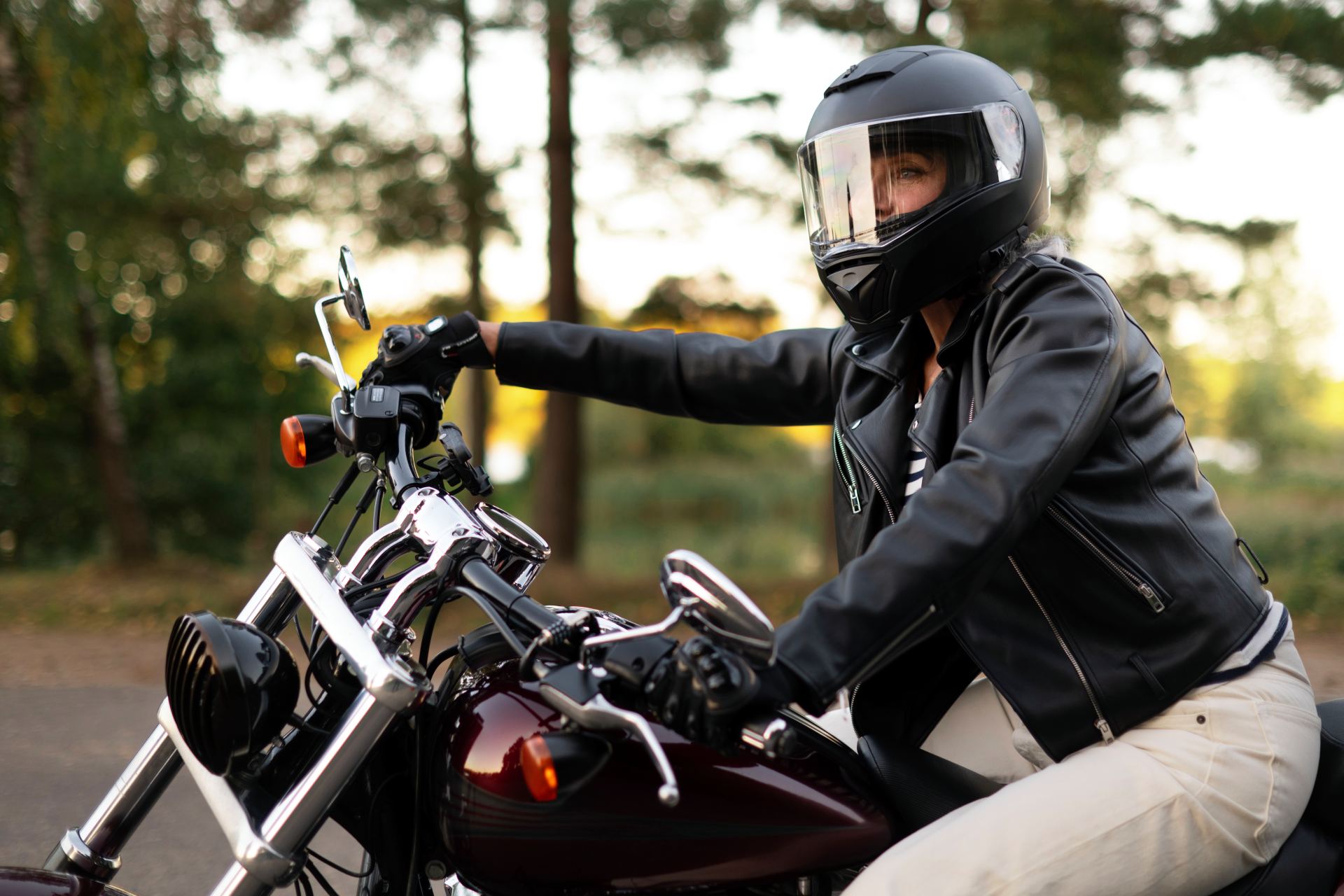 Ein Motorradhelm als zentrales Sicherheitselement
