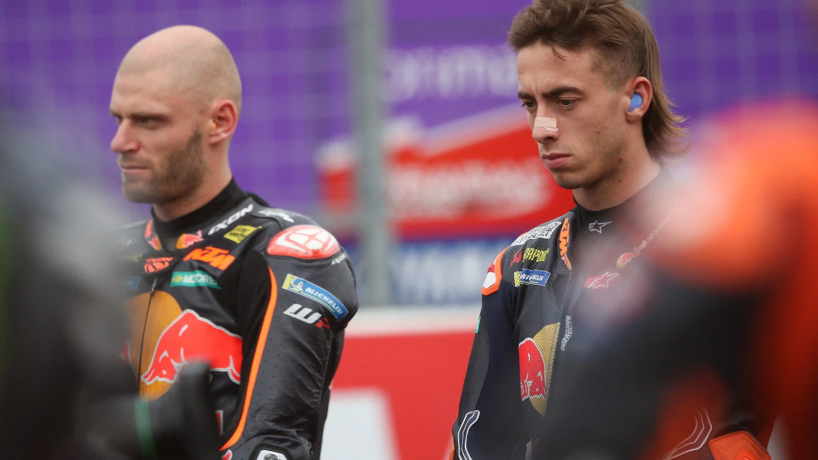 Pedro Acosta vor dem MotoGP-Rennen in Japan.